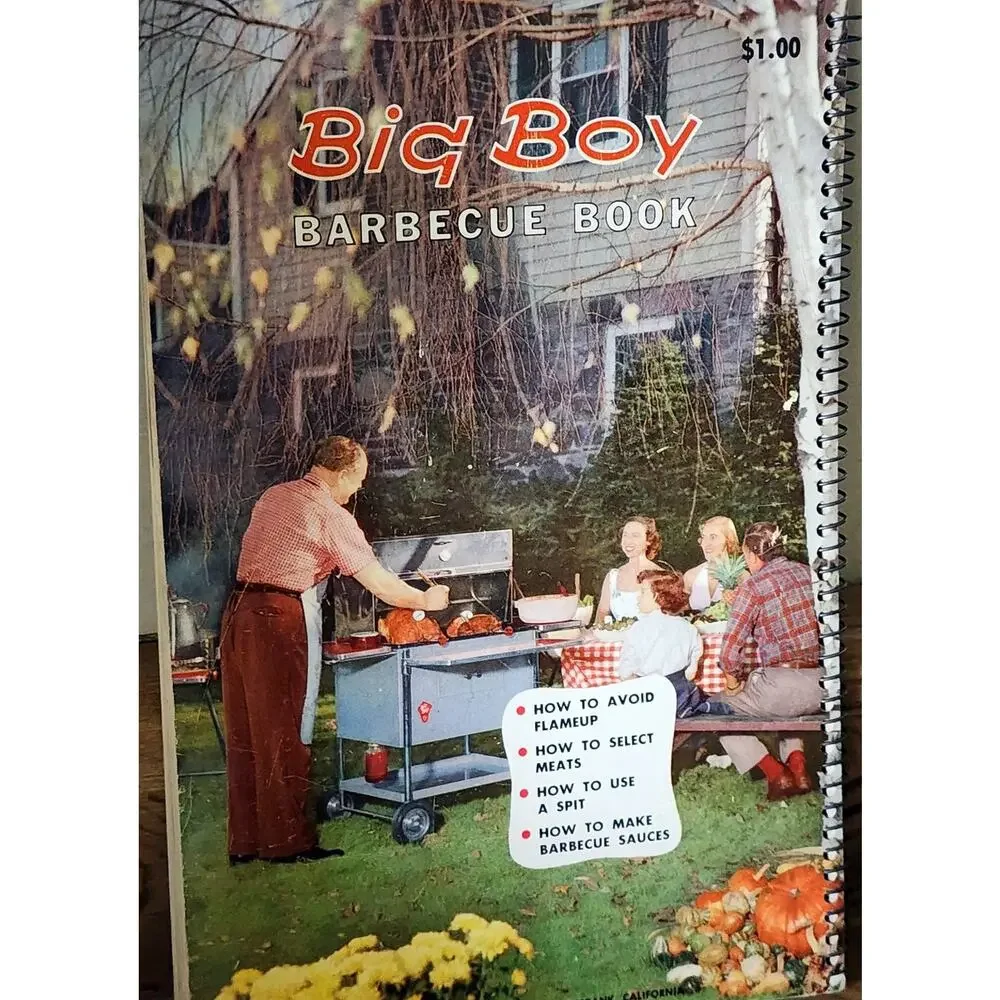 Big Boy Barbecue Book TESTED RECIPE INSTITUTE 1960 Seventh Printing Cookbook